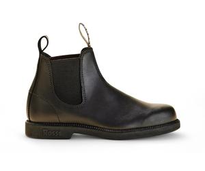 Rossi 607 Booma Chelsea-Stiefel aus schwarzem Leder EU 39/UK 6