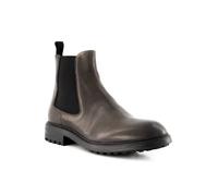 rosso e nero Chelsea Boots Herren Glattleder grün, 45 (10.5)