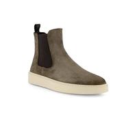 rosso e nero Chelsea Boots Herren Veloursleder braun, 46 (11)
