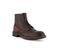 rosso e nero Schnürboots Herren Glattleder braun, 46 (11)
