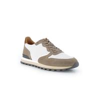 rosso e nero Sneaker Herren Glattleder beige, 43 (9)