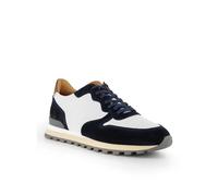 rosso e nero Sneaker Herren Glattleder blau, 40 (6.5)