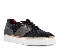 rosso e nero Sneaker Herren Glattleder blau, 41 (7.5)