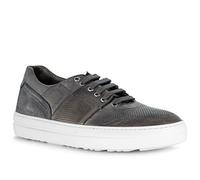 rosso e nero Sneaker Herren Glattleder grau, 43 (9)