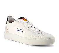 rosso e nero Sneaker Herren Glattleder weiß, 44 (9.5)