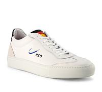 rosso e nero Sneaker Herren Glattleder weiß, 46 (11)