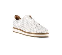 rosso e nero Sneaker Herren Leder weiß, 45 (10.5)