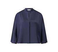 Rosso35 - Oversized Blusenshirt aus Satin - Größe 44 - blau