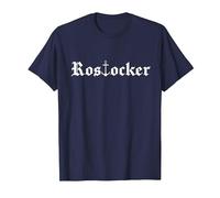 Rostocker - Hansestadt Rostock Anker T-Shirt, Herren, Marineblau, S
