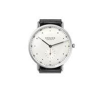 (rot 2)2023 Herrenuhr Klassische einfache runde große Zifferblatt Zeiger wasserdichte feine Stahluhr