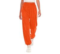 Rot Karierte Hose Damen Cargo Business Weites Schlitz Biker Damenshorts Sweat Seitlichem Schöne Walkhose Abendhose Überziehhose Edel Longbluse Neon Oversized Hosenanzuge Silbergrau Gummi
