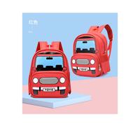 (Rot) Modischer und robuster Kinderrucksack, wasserabweisend, mit lustigem Tierdesign