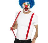 Rote Clowns Hosenträger | OS - Rot | Wir machen Party.de |