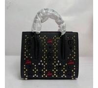 Rote untere High-End-Temperament Damen Business Handtasche Niet Einkaufstasche Schulter Crossbody Tasche 22 * 10 * 18 cm