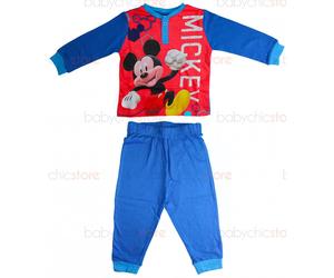 Roter Mickey-Mouse-Schlafanzug für Frühling/Sommer - 6 Jahre