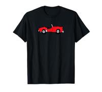 Roter Triumph TR3 Cartoon British Car Love Classic T-Shirt