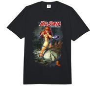 Rotes Comiccover von Sonja Mark Silvestri Die Teufelin, Kriegerin, Frau Comfort Colors Adult Heavyweight T-Shirt