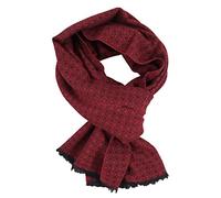 Rotfuchs gewebter Jacquard Schal Tuch angenehm weich und warm 70% wolle 30% Polyacryl Unisex