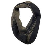 Rotfuchs Loop XXL Schlauchschal Streifen & Doubleface Mehrere Farbstellungen 100% Wolle (Merino) 698 Unisex braun grau / 190 x 45 cm