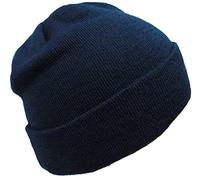 Rotfuchs Strickmütze Wintermütze Herrenmütze Wollmütze Warm & Kuschelig Uni Wolle Made in Germany (blau, 50% Wolle (Merino) 50% Polyacryl)