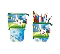 Roth Federmäppchen Fußball - 2in1 Mäppchen & Stiftebecher für Schule
