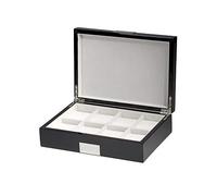 Rothenschild Uhrenbox RS-2022-8BL Fuer 8 Uhren Black