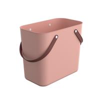 Rotho ALBULA classic Einkaufskorb 25 Liter 1044502089 , Farbe: linnea pink ged.