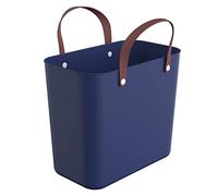 Rotho ALBULA "Style" Einkaufskorb, 25 Liter 1044406211 , Farbe: iris dunkelblau