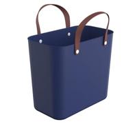 Rotho ALBULA "Style" Einkaufskorb, 25 Liter 1044406211 , Farbe: iris dunkelblau