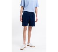 Rotholz Frottee Shorts aus Bio-Baumwolle Dunkelblau XL