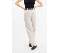 Rotholz High Waist Hose Leinen Mix Creme S