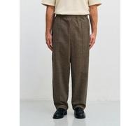 Rotholz Weite Bundfaltenhose Bio Baumwolle Braun XL