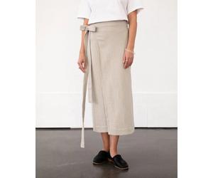 Rotholz Wrap Skirt Muslin Washed Sand S