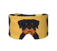 Rottweiler Hund, Vollständige Augenabdeckungen, lichtblockierende Augenmaske, Schlafaugen- und Ohrenschützer