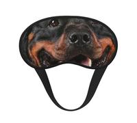 Rottweiler-Hund,Vollständige Augenabdeckungen, lichtundurchlässige Schlafmasken, Verdunkelungs-Augenschützer