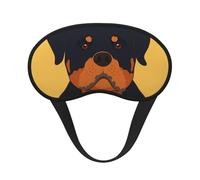 Rottweiler-Hund,Vollständige Augenabdeckungen, lichtundurchlässige Schlafmasken, Verdunkelungs-Augenschützer