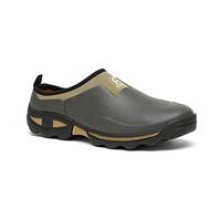 Rouchette Clog, Gartenschuh, Stiefellette für Herren, mit Neopren Futter, Größe 46, Kautschuk, kaki