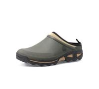 Rouchette Clog, Gartenschuh, Stiefellette für Herren, mit Neopren Futter, Größe 47, Kautschuk, kaki