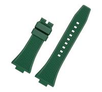 ROUHO 12mm x 26mm Konvexer Anstoß Silikon Uhrenarmband, Weiches Kautschuk Ersatzband für Tissot PRX T137.407/410