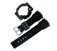 ROUHO 14mm Transparentes Silikon Uhrenarmband Klares Rubber Armband Wasserdichtes Sport Ersatzband Set for Casio BA-110 BA-111 BA-120 BA-112 BA-130 - A13