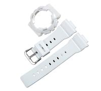 ROUHO 14mm Transparentes Silikon Uhrenarmband Klares Rubber Armband Wasserdichtes Sport Ersatzband Set for Casio BA-110 BA-111 BA-120 BA-112 BA-130 - A17