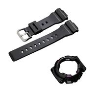 ROUHO 14mm Transparentes Silikon Uhrenarmband Klares Rubber Armband Wasserdichtes Sport Ersatzband Set for Casio BA-110 BA-111 BA-120 BA-112 BA-130 - A15