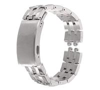 ROUHO 19mm Ersatzarmband aus Edelstahl mit Schraubendreher für Tissot PRC200 T17 T461 T014 T41