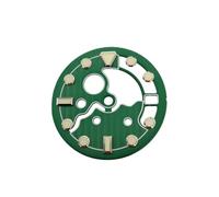 ROUHO 28,5mm Skelett-Taucher-Zifferblatt, EIN Leuchtendes Uhrengesicht 3h Krone Datum Mod für Seiko NH35/36 Movement-T3