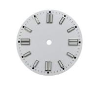 ROUHO 28,5mm Sonnenschliff-Zifferblatt, EIN Steriles Zeitmesser-Gesicht 3h Krone Ohne Datum Mod für Seiko NH35 Miyota 8215 ETA 2836 Movement-E1