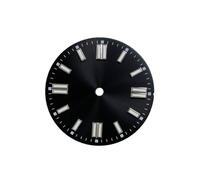 ROUHO 28,5mm Sonnenschliff-Zifferblatt, EIN Steriles Zeitmesser-Gesicht 3h Krone Ohne Datum Mod für Seiko NH35 Miyota 8215 ETA 2836 Movement-E6