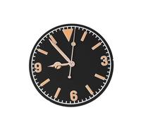 ROUHO 28,5mm Vintage-Zifferblatt mit Leuchtmarkierungen, Klassisches Ersatz-Uhrengesicht für Seiko NH35 NH36 Movement-O4