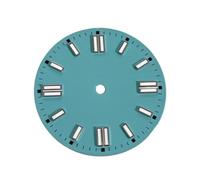 ROUHO 28,5mm Zifferblatt mit Leuchtindizes, Farbenfrohes Ersatz-Uhrengesicht Mod-Teile für Seiko NH35 ETA 2836 Miyota 8215 Movement-P7