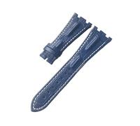 ROUHO 28mm Gefertigtes Echtleder Uhrenarmband - 42mm Zifferblatt - Haltbares Ersatz Uhr Band für Audemars Piguet Royal Oak AP-#10
