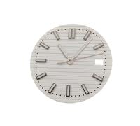 ROUHO 30,5mm Teak-Muster Zifferblatt, EIN Leuchtendes Zeitmesser-Gesicht 3h Krone Datum Mod für Seiko NH35 NH36 Movement-C3